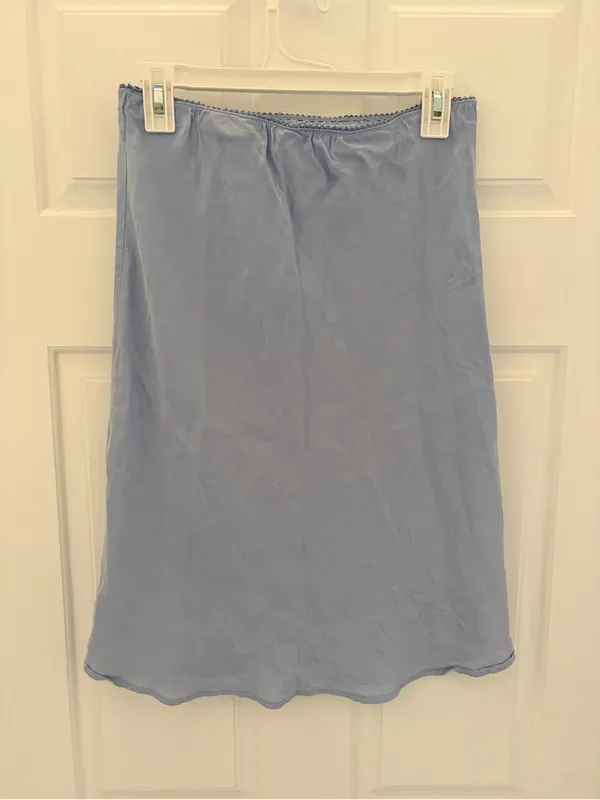 Cotton On Light Blue Women's A-Line Skirt - Image 3