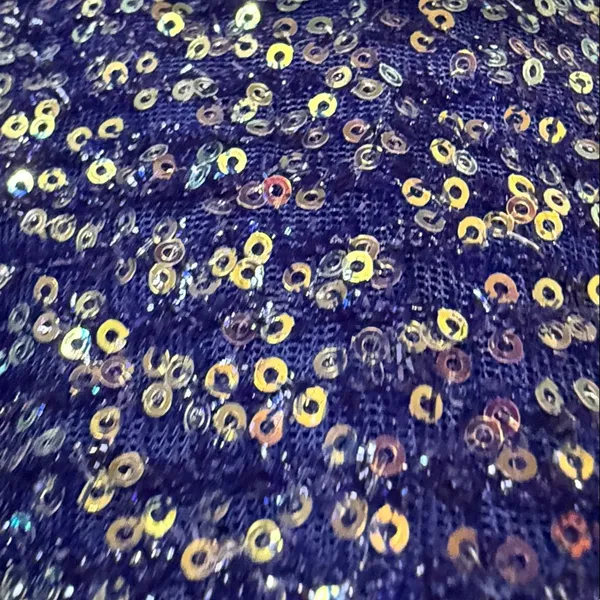 City Studio Blue Sequin‎ Cutout Fit & Flare Dress Size 15/16 NWT - Image 11