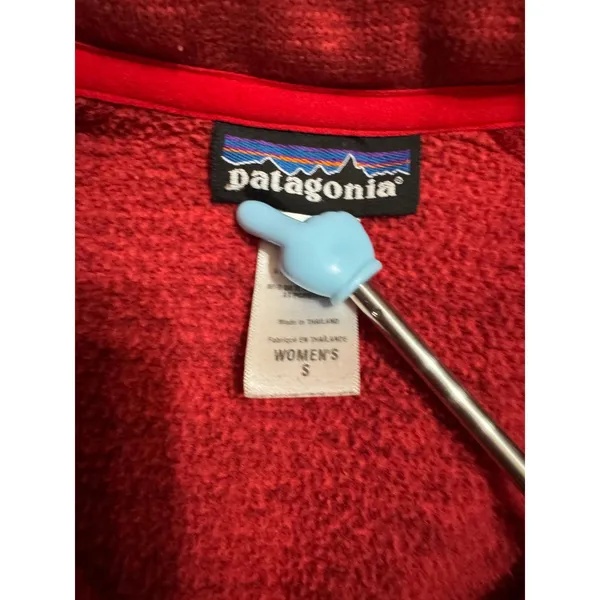 Patagonia Better Sweater 1/4 Zip Fleece Pullover Red Small‎ - Image 3