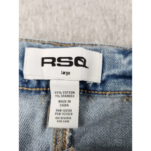 NWT RSQ TILLY'S DENIM JEAN Micro MINI SKIRT Pocket‎ Buckles Faded Wash Stretch - Image 7