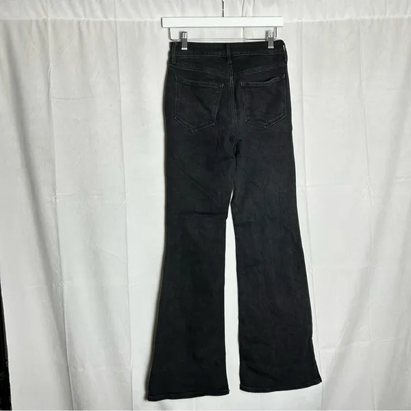 Old Navy Black Super Flare High Rise Denim Jeans‎ Size 2 - Image 2