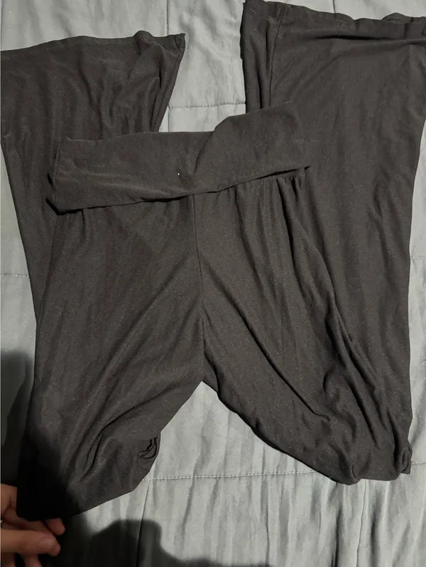 No Boundaries fold over flare leggings - Image 4