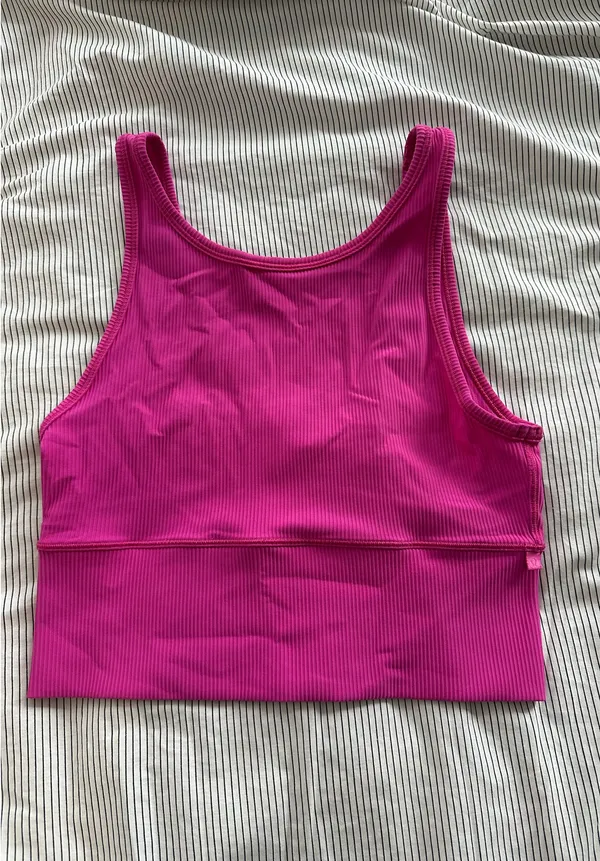 Lululemon Hot Pink Power Pivot Tank - Image 2