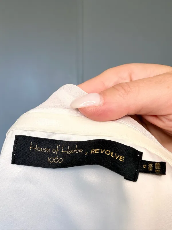House of Harlow 1960 x REVOLVE Leya Embroidered Top in White & Black - Image 8