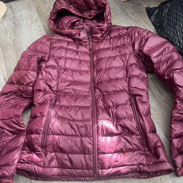 Aritzia TNA Purple Down Packable‎ Botanie Puffer Jacket XS - Image 4