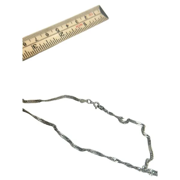 Boy charm necklace pendant 925 marking boy with overalls - Image 7