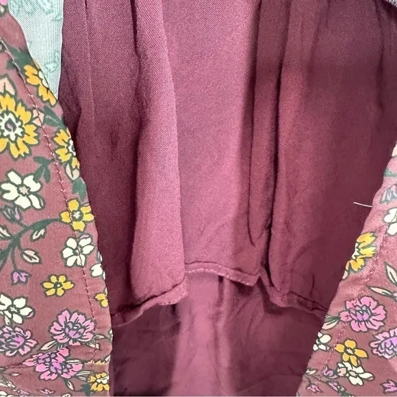 Louna Revolve Floral Ruffle Hem Top V Neck Romantic Longsleeve‎ Blouse - Image 5