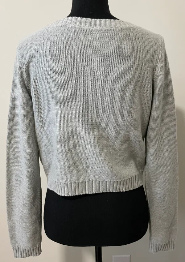 American Eagle Outfitters Cropped Oversized Sweater - Image 2