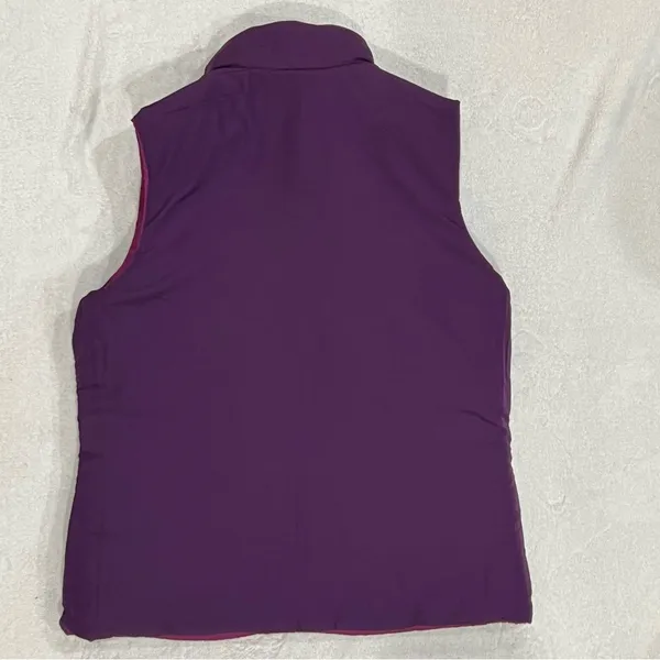 Merona Reversible Purple Fuchsia Puffer Vest Size Small - Image 6