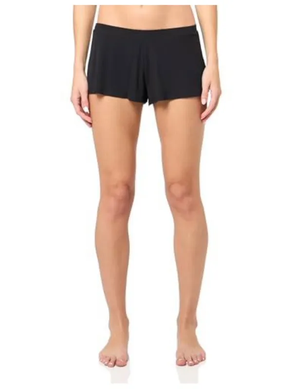 florence by mills nwt Do Not Disturb Cozy Ribbed Modal Sleep Short, Black, Small - Image 3