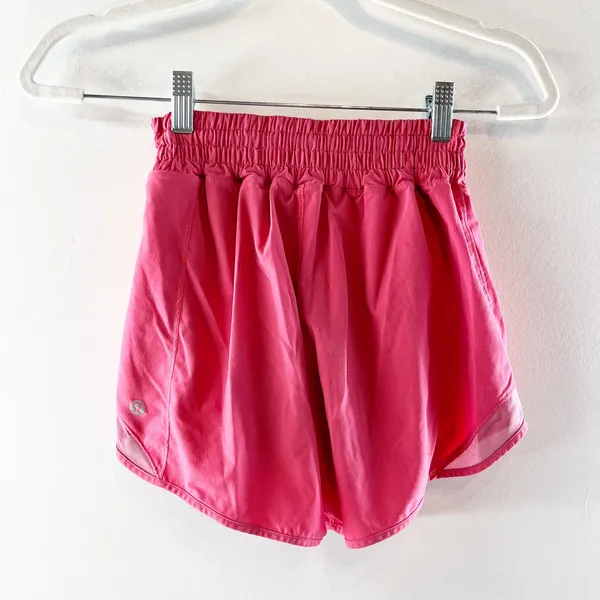 Lululemon Athletica Hotty Hot High-Rise Lined Short 4" Glaze Pink 2 - Image 5