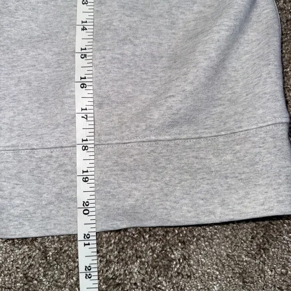 Lululemon Scuba Oversized Hoodie Womens M/L Grey Good Raglan Pullover Fleece - Image 5