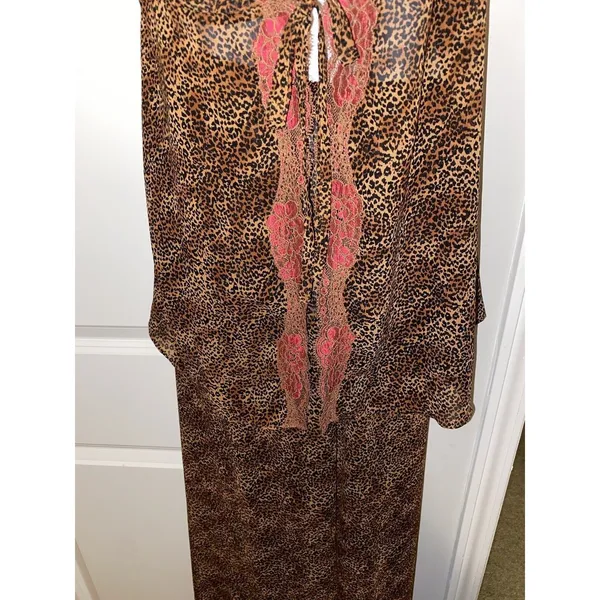 Victoria’s Secret lingerie vintage Y2K leopard print teddy & Bottoms EUC Sz L - Image 5