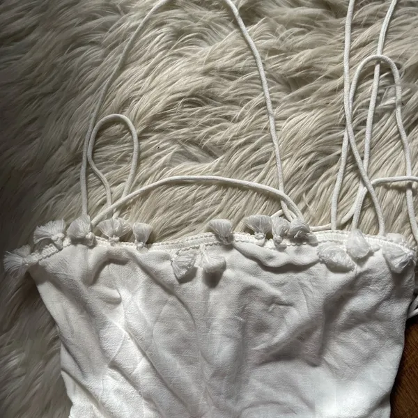 PRINCESS POLLY Fiorella Mini Dress White - Image 6