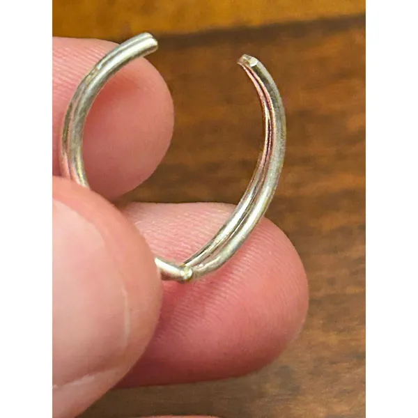 925 sterling silver ring band m30 1.05g size 5.5 - Image 3