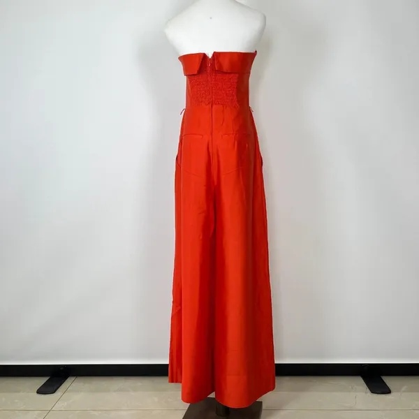 NWOT Farm Rio Wide-Leg Jumpsuit With shoulder strap Removable Shoulder Strap S - Image 11