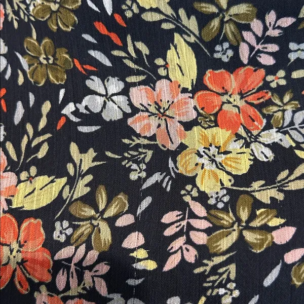 LOFT smocked neck floral blouse - Image 6