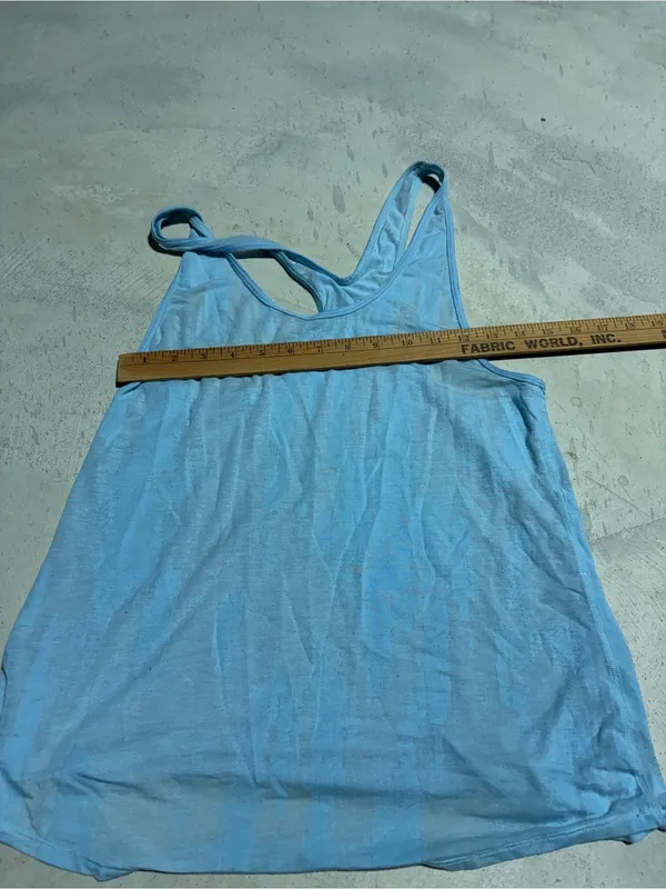 Lululemon Light Blue Racerback Tank Top - Image 5
