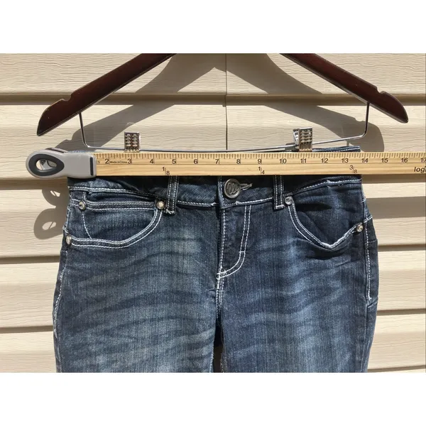 Vintage Wrangler Western Bootcut‎ Blue Denim Jeans Women Size 3X34 Rodeo Cowgirl - Image 5