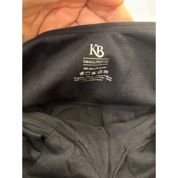 Kindred Bravely Black Nursing Camisole Tank Top Built-in Bra Small Petite KB - Image 3