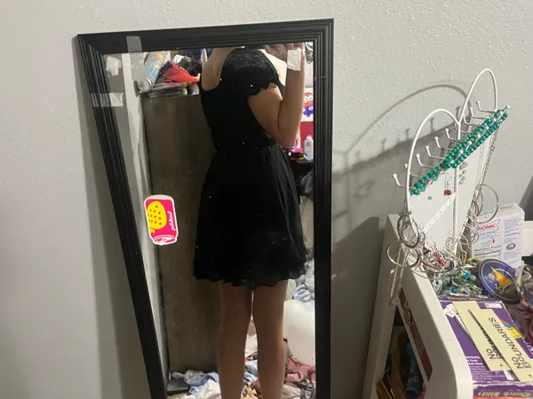 black flowy dress - Image 2