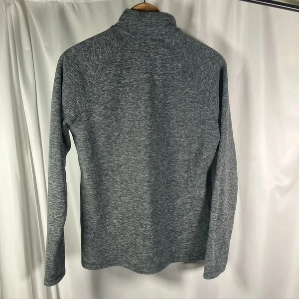 Eddie Bauer Womens Small Quarter Zip Pullover Long Sleeve Gray Athleisure‎ - Image 9