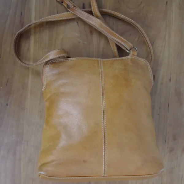 Chaos Leather Collection Small Leather Crossbody Purse - Image 4