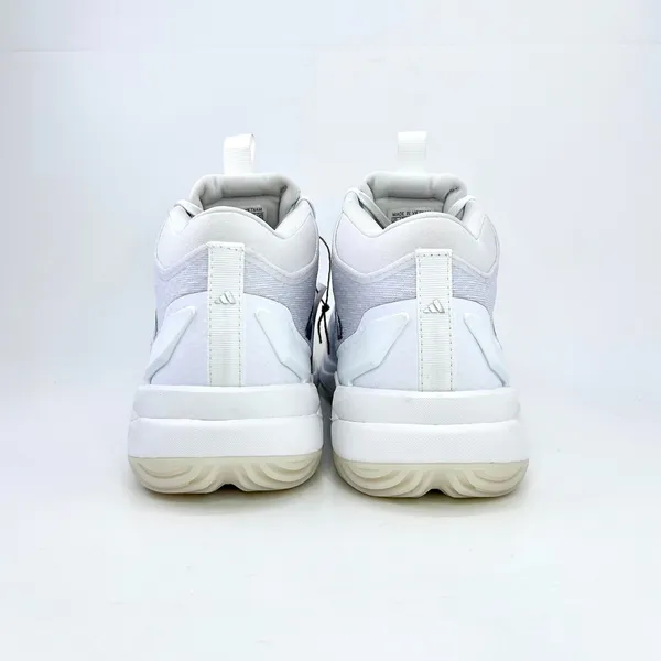 adidas Crazyflight 6 Mid Womens 8.5 Indoor Volleyball Shoes White Silver HP7030 - Image 10