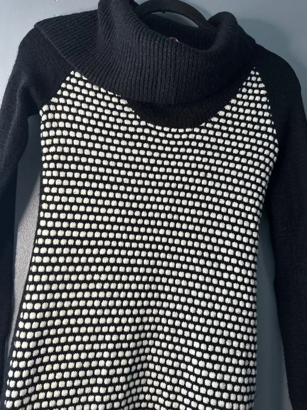 Candie's Sweater Dress Women's Small Knit Mini Fall Y2K Coquette Preppy Fairy - Image 2