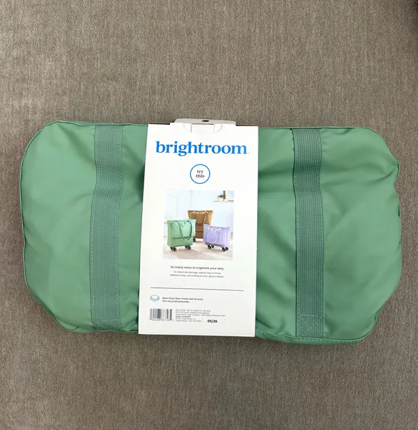 Brightroom collapsible rolling storage bag Green Size undefined - Image 6