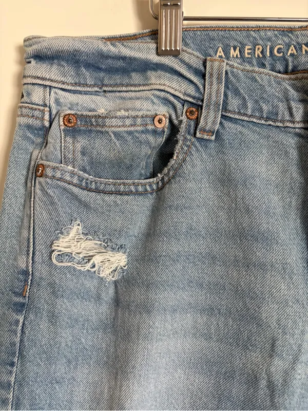 American Eagle Outfitters 90’s Low Rise Skinny Kick Jeans Size 10 - Image 4