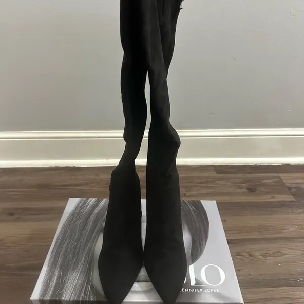 JLO JENNIFER LOPEZ Black Krim Boots Size 10 - Image 6