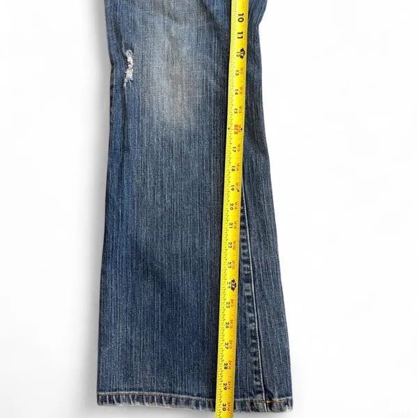 American Eagle Y2K Bootcut Jeans Women 14 Regular Low Rise Stretch - Image 3
