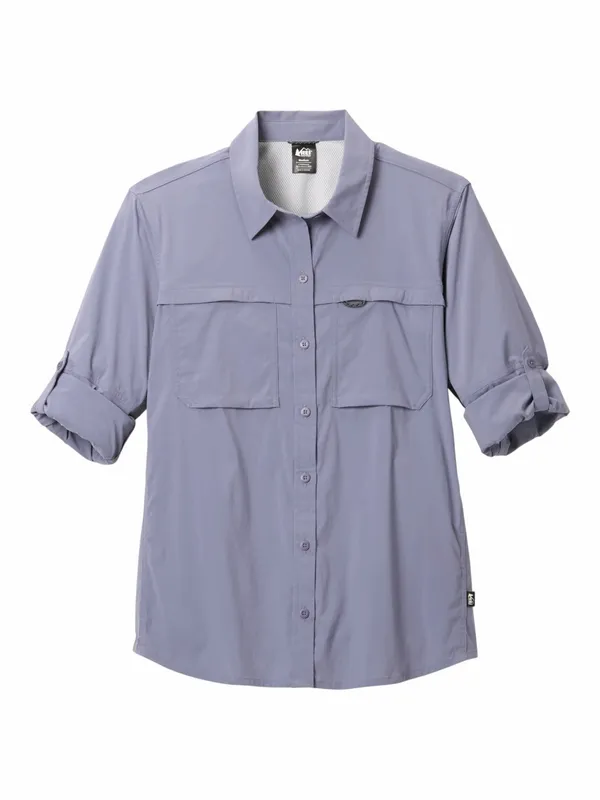 REI Co-op Sahara Long-Sleeve Hiking Button Down Shirt Size Large - Image 2