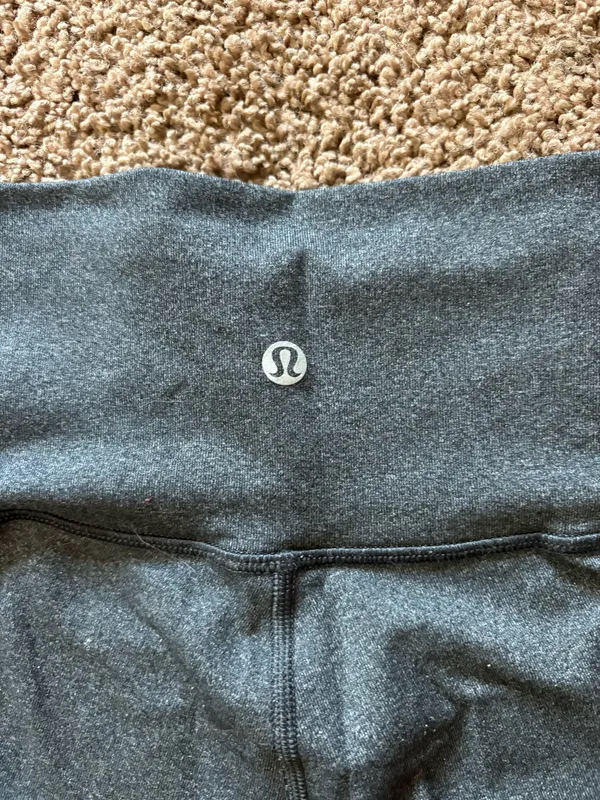Lululemon Grey Flare Leggings - Image 3