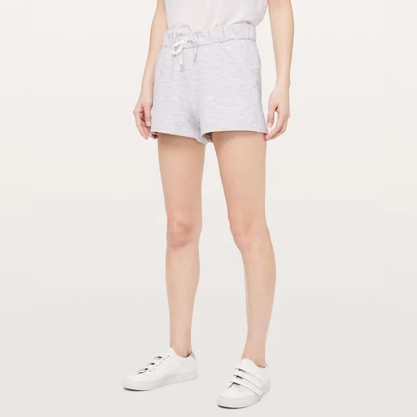 Lululemon On The Fly Short *2.5" Wee Are From Space Nimbus Battleship Size 4‎ - Image 2