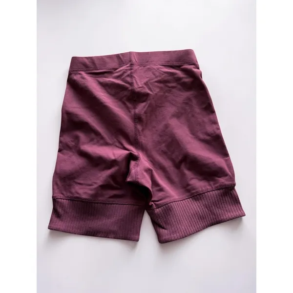 FP Movement Free People Womens Ribbed Biker Shorts Purple High Rise‎ XS - Image 2