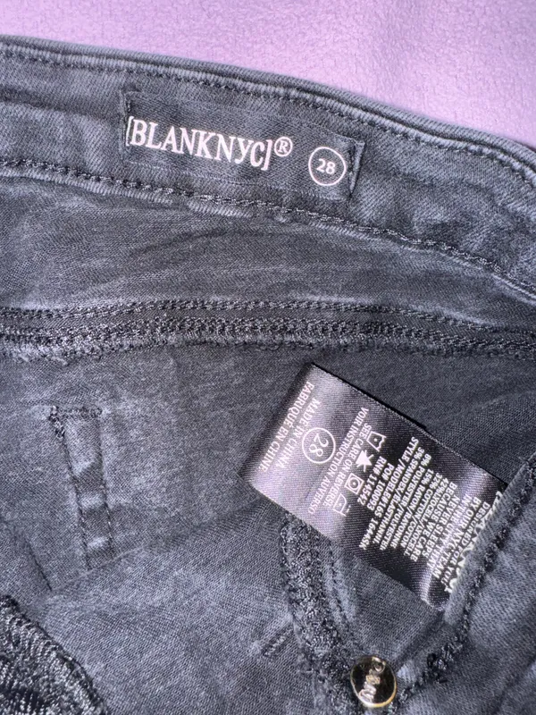 BLANK NYC Jeans Fringe Bottom - Image 2