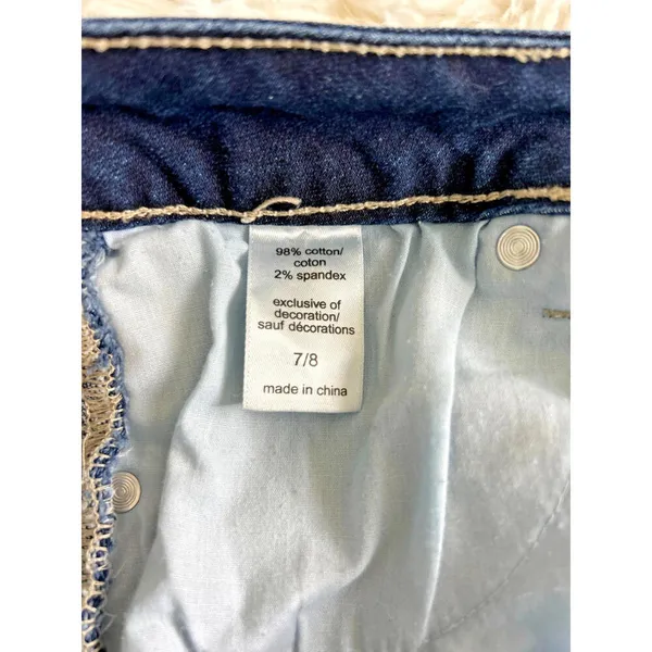 MAURICE'S Distressed Shorts Sz7/8 MidRaw Hem Frayed Thrashed - Image 4