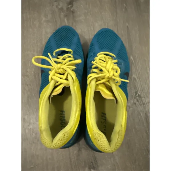 Nike Air Max‎ 2013 Women's Size 8.5 Running Shoes Teal Yellow - Image 6