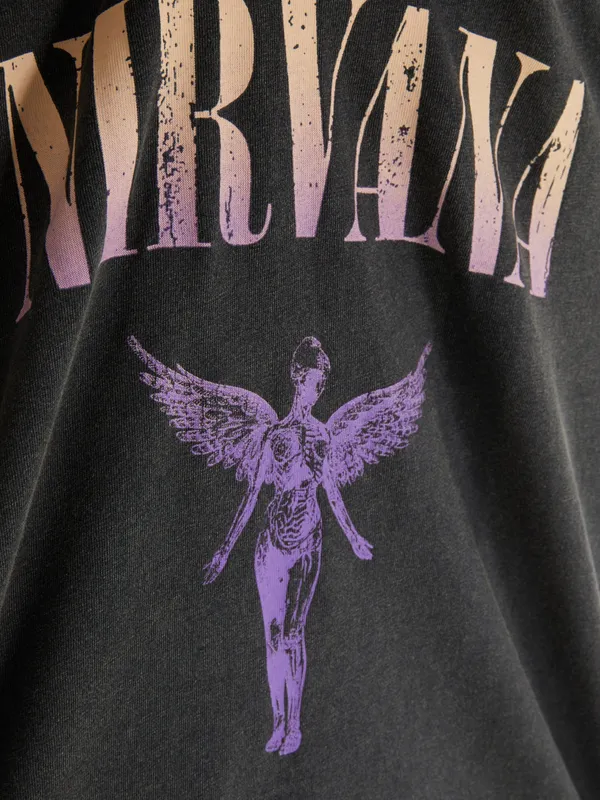 Primark Vintage Style Nirvana Band Tee - Image 2
