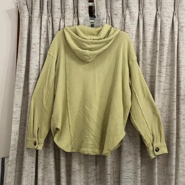 American Eagle Waffle Knit Hooded Shacket  - Image 5