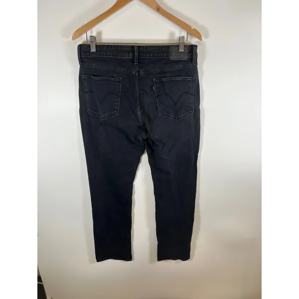 Levis Womens Mid Rise Skinny‎ Jeans Faded Black Denim Size 14 Classic Stretch - Image 6
