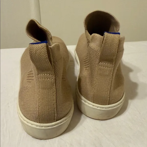 Rothy's The Chelsea Camel Knit Pull On Ankle Boots Womens 8 - Image 3