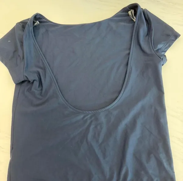 Wild Fable Navy open back crop top - Image 3