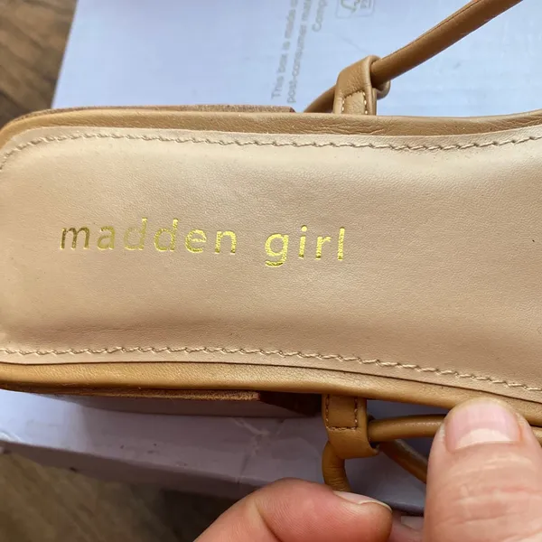 Madden Girl tan Strappy Sandals - Image 2