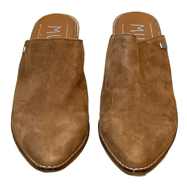 Musse & Cloud Women's‎ Suede Slip-on/Mules Tan Size 37 (6.5) - Image 2