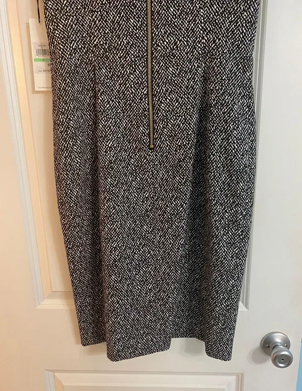 Calvin Klein NWT Black And White Knee Length Dress - Image 7