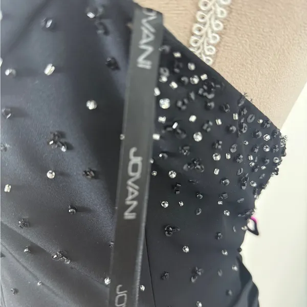 Jovani‎ Black Beaded Prom Dress - Image 14