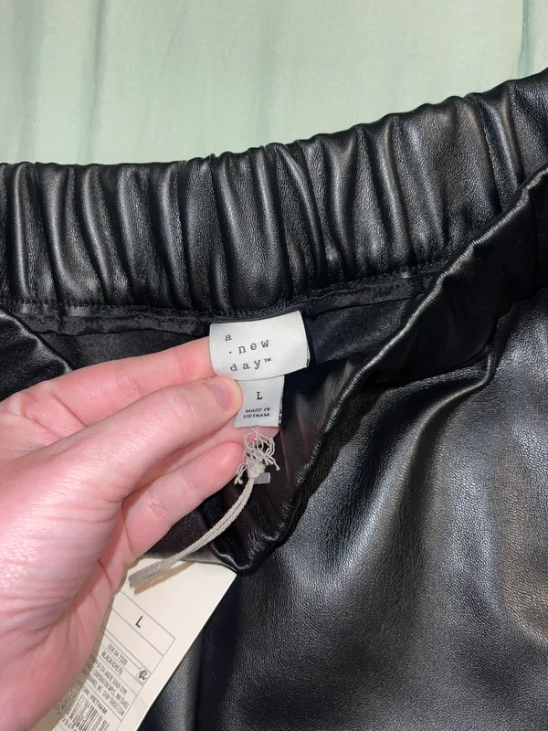 Target Faux Leather Pants - Image 4